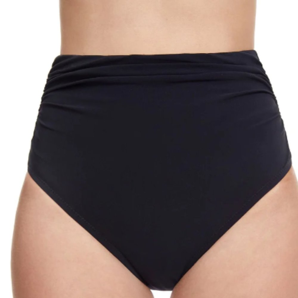 High-Waist Black Swim Bottom - Women's Swim